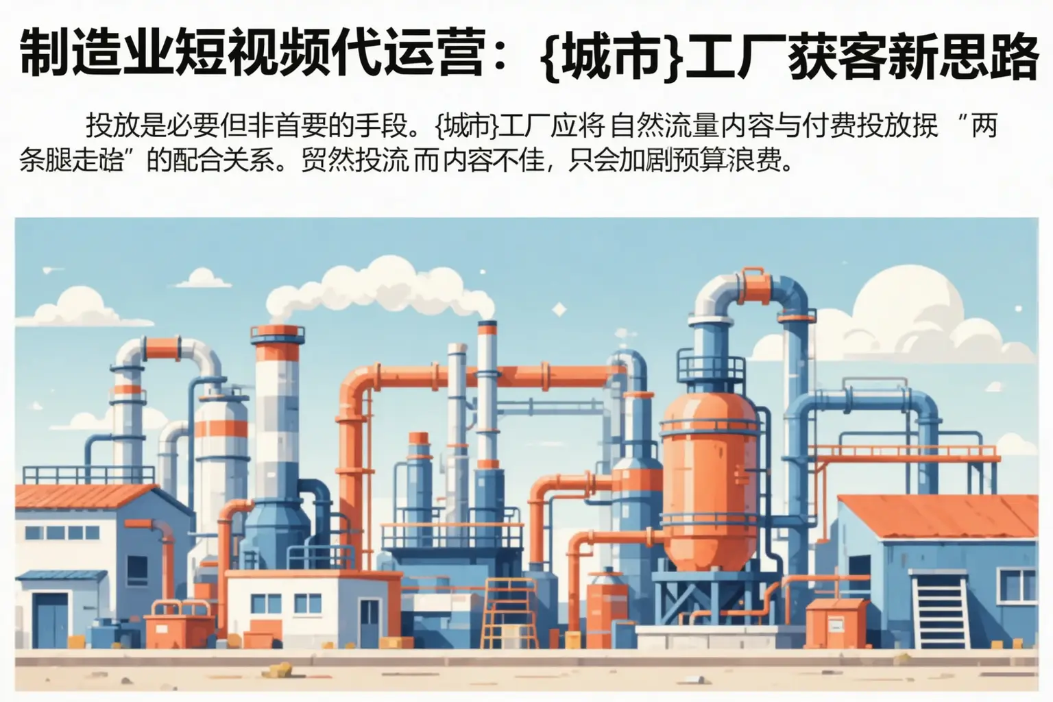 制造业短视频代运营:河南工厂获客新思路