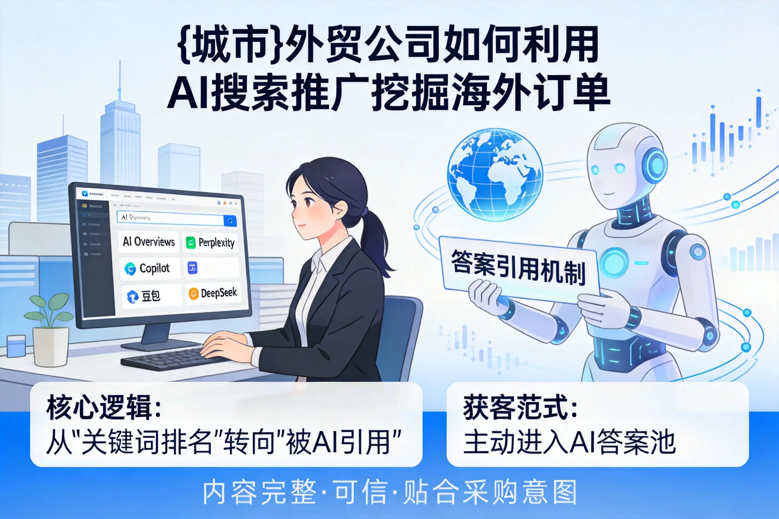 河南外贸公司如何利用AI搜索推广挖掘海外订单