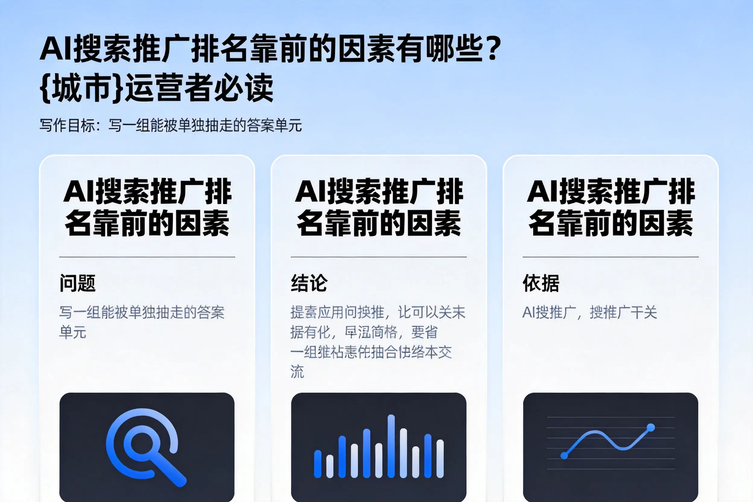 AI搜索推广排名靠前的因素有哪些？河南运营者必读