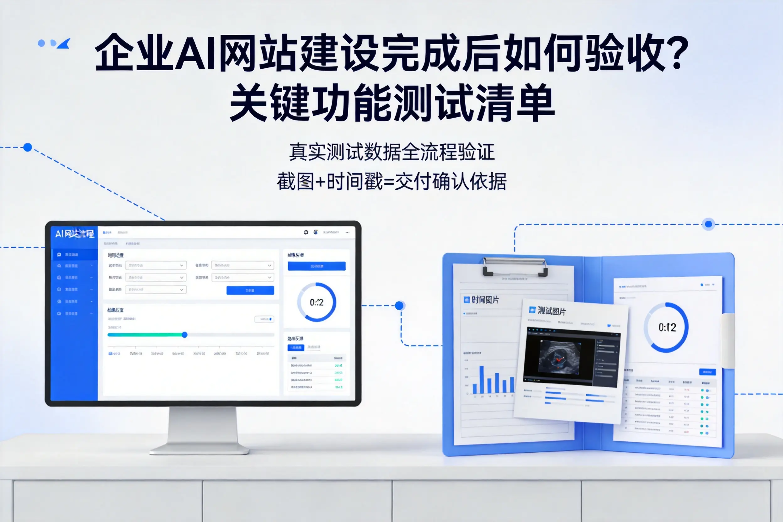 河南企业AI网站建设完成后如何验收？关键功能测试清单