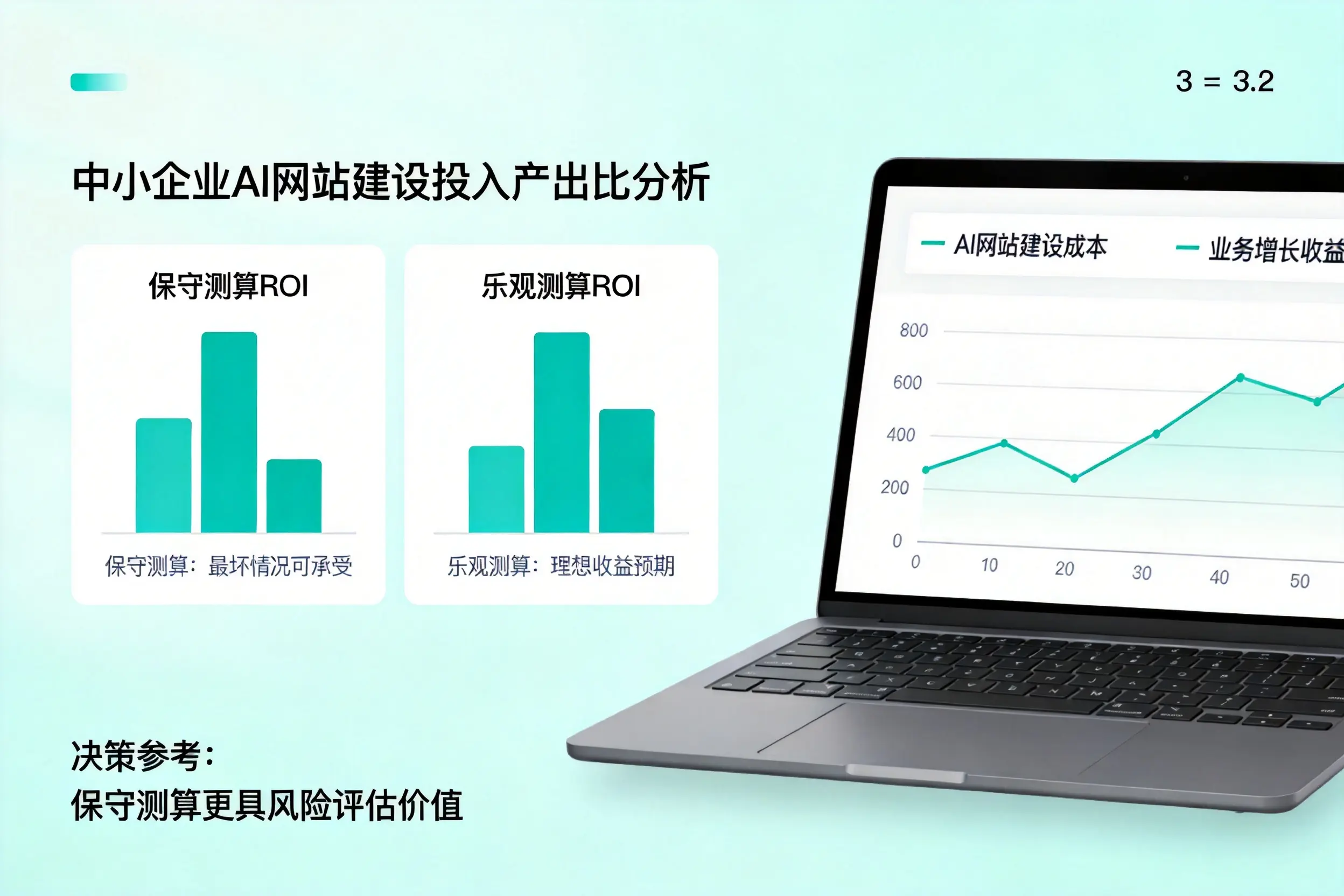 河南中小企业AI网站建设投入产出比怎么算?先看这份分析