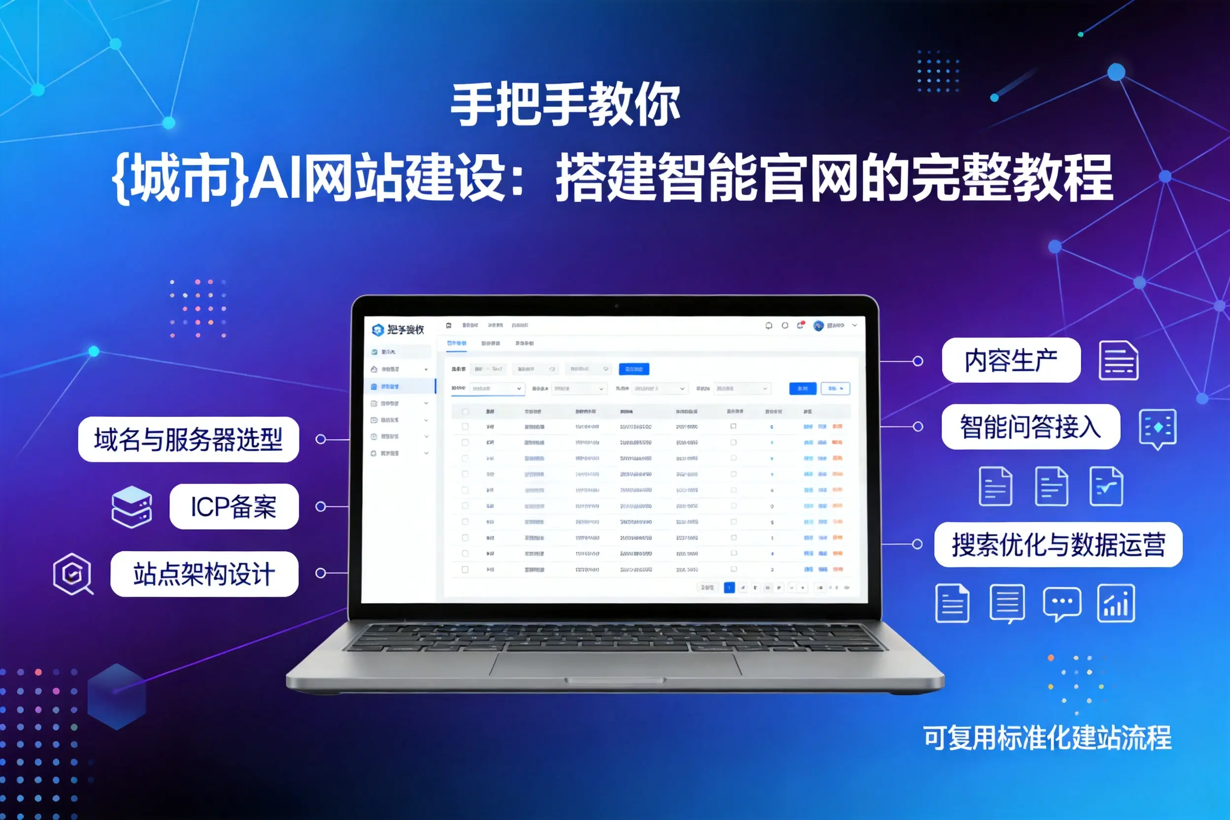 手把手教你河南AI网站建设：搭建智能官网的完整教程