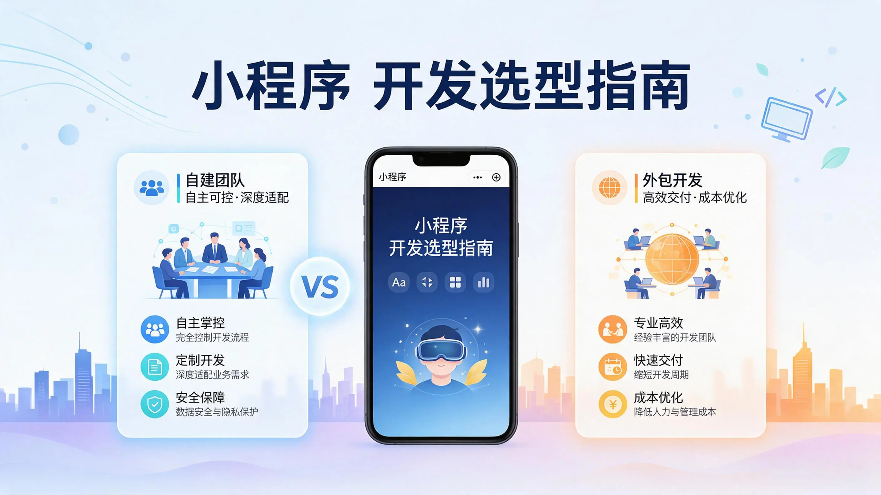 河南小程序开发选型指南：自建团队与外包的优劣对比分析