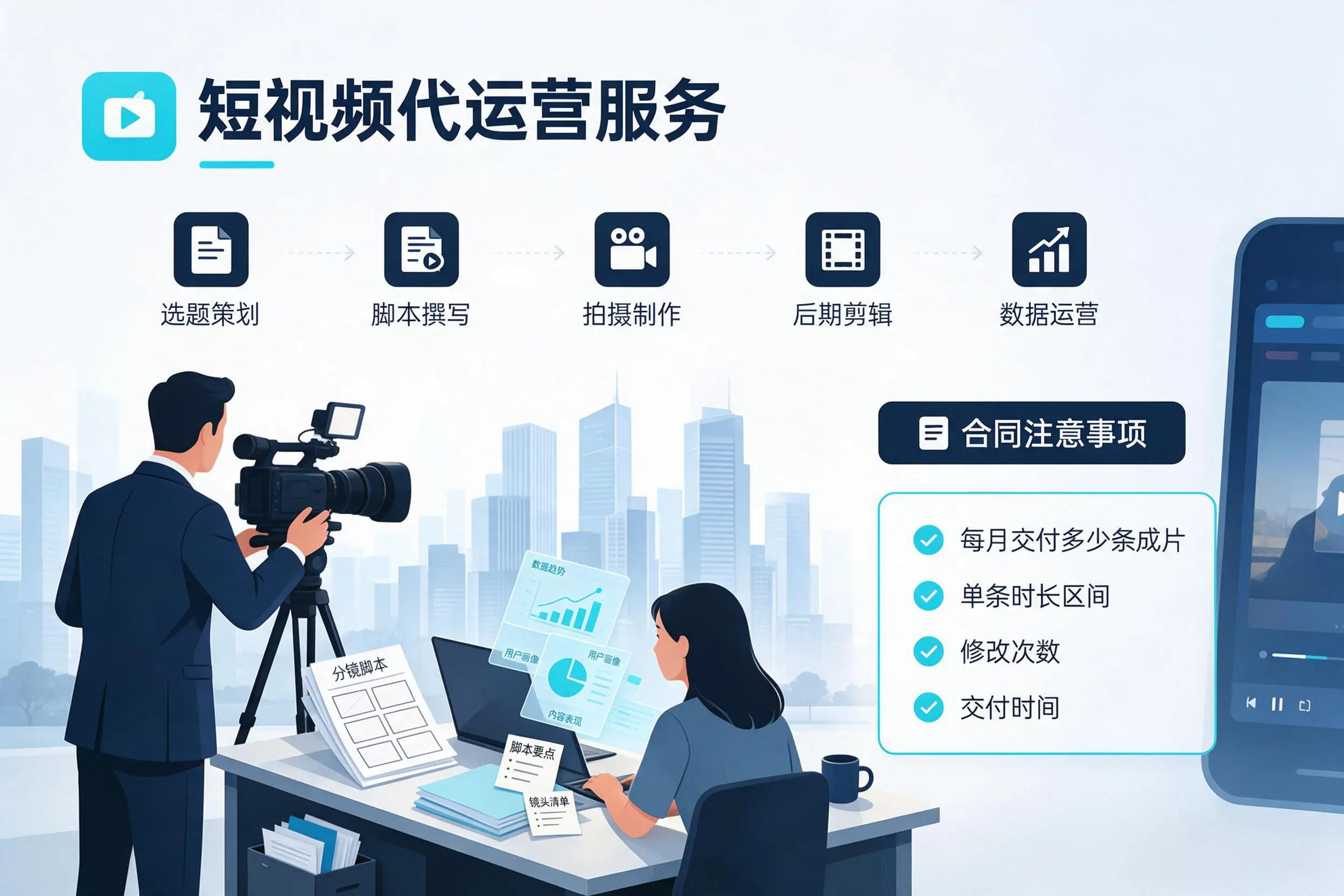短视频代运营包含哪些服务?河南企业常见问题科普