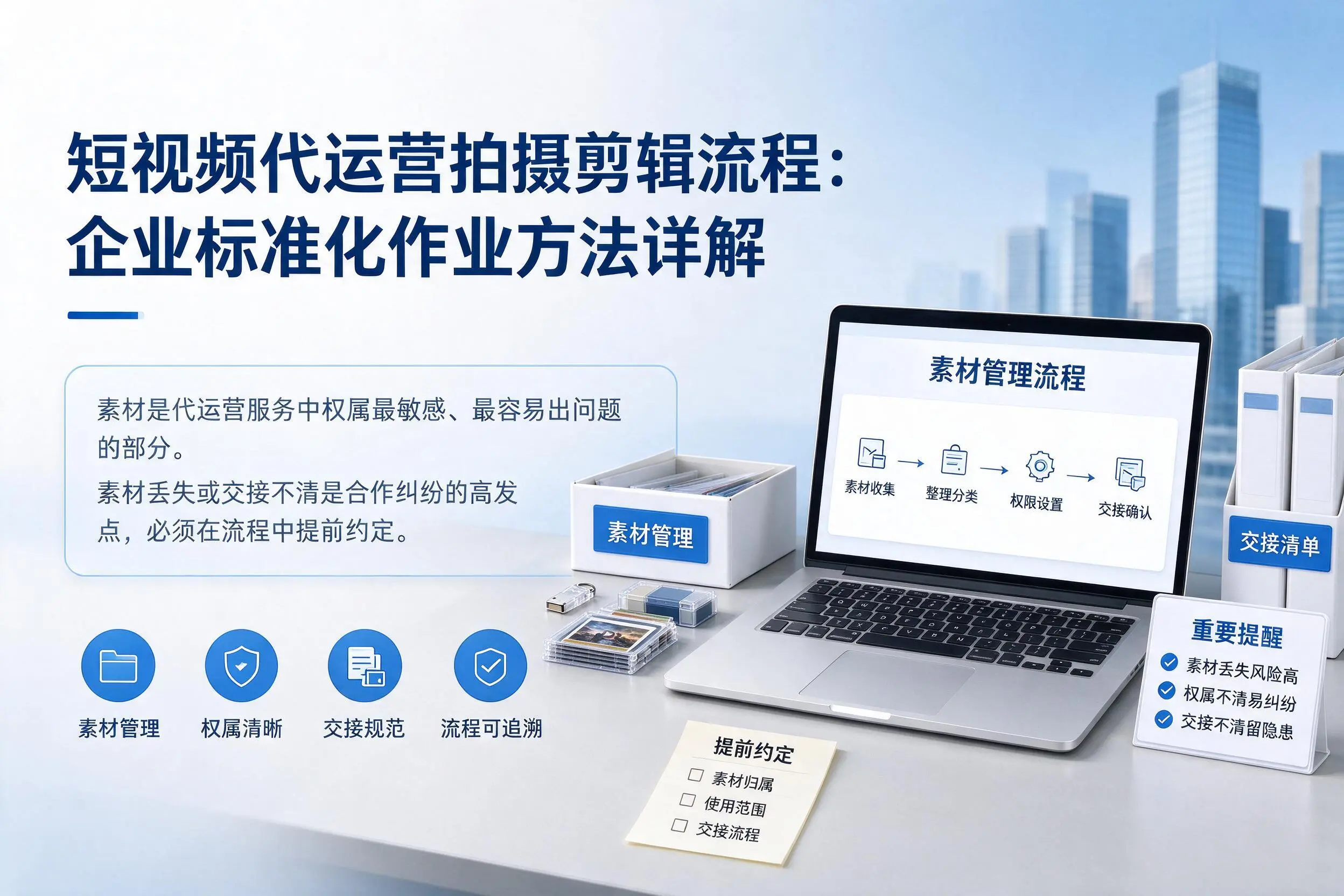 短视频代运营拍摄剪辑流程:河南企业标准化作业方法详解