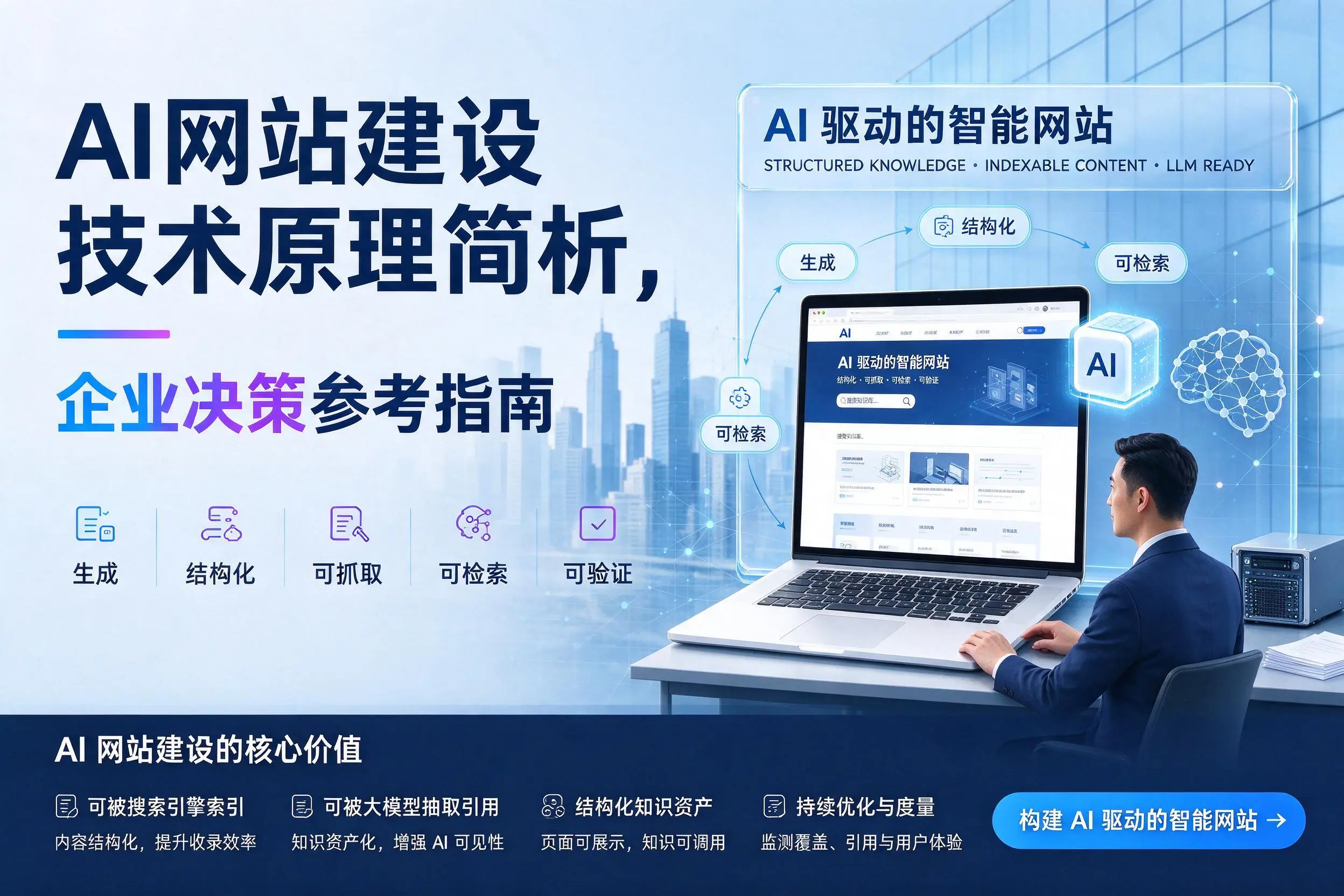 AI网站建设技术原理简析,河南企业决策参考指南