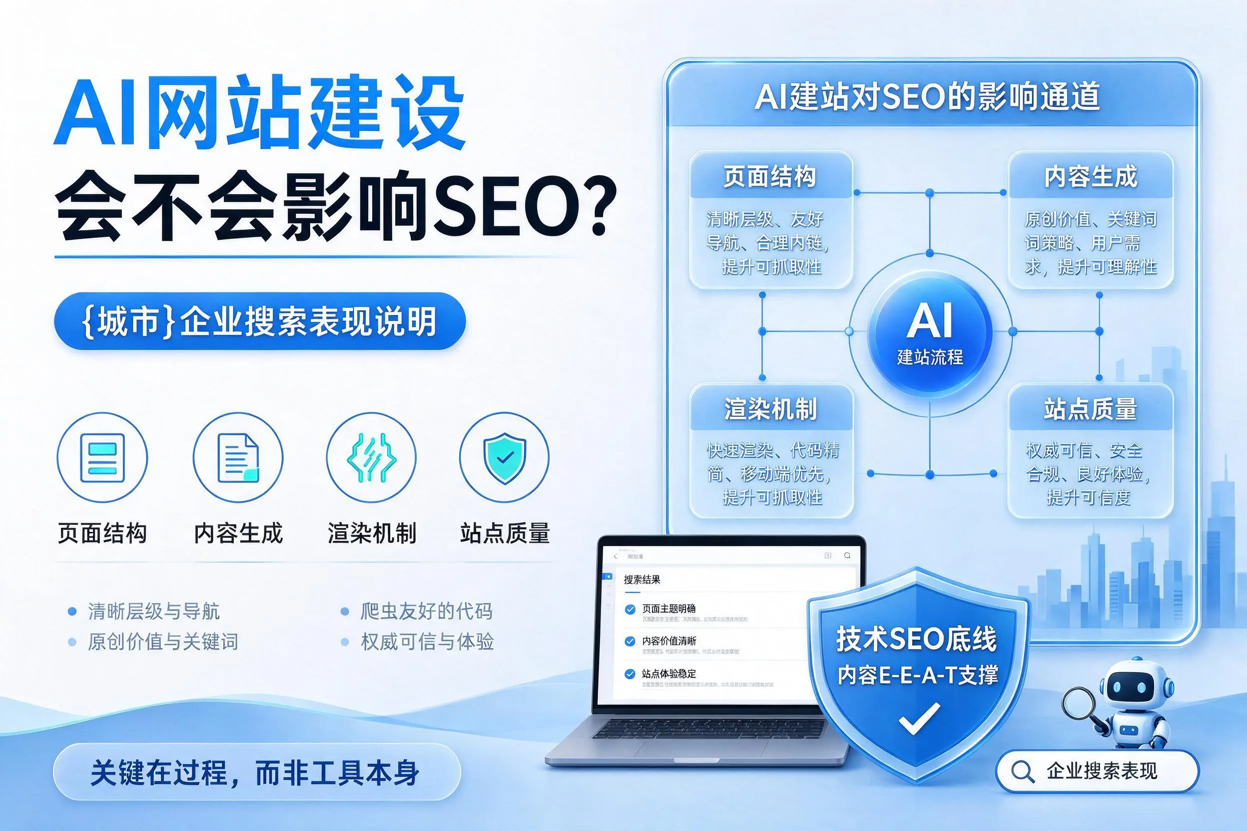 AI网站建设会不会影响SEO？河南企业搜索表现说明
