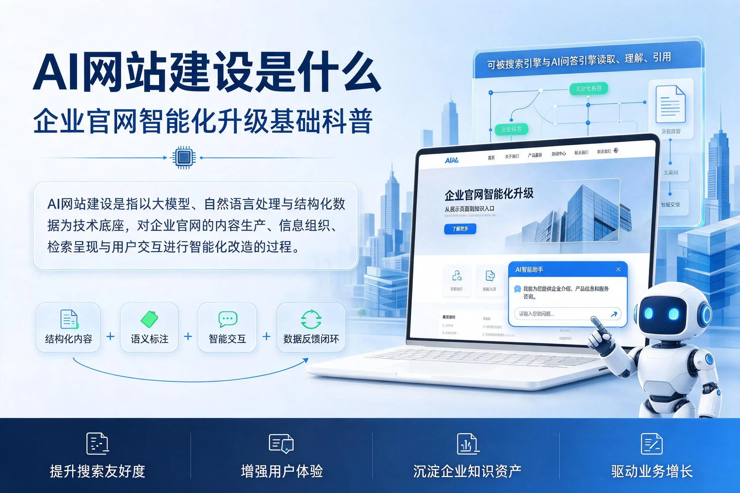 AI网站建设是什么：河南企业官网智能化升级基础科普